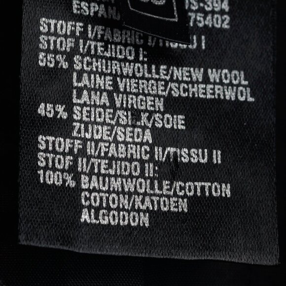 Escada Vintage Black White Houndstooth Double Breasted Velvet Blazer - Picture 9 of 10